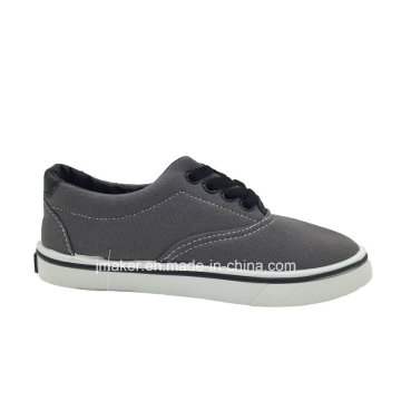 Good Quality Wholesale Classic Kid′s Walking Canvas Shoe (9985-S&B)